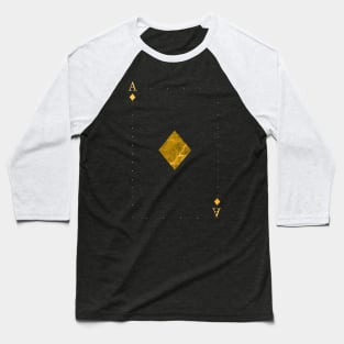 Ace of Diamonds - Golden cards Baseball T-Shirt